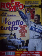 ROMBO 16 2001 Gp San marino Williams scatenata vince Ralf Schumacher