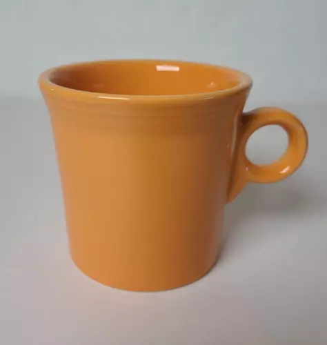Fiestaware Coffee Mug Tea Cup Tangerine Handle Tom & Jerry Fiesta USA HLC 