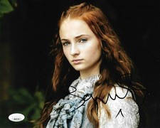 Sophie Turner Game of Thrones Autographed Signed 8x10 Photo JSA COA #24