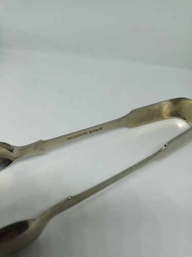 Vintage W.P. & Co Silverite Sugar Serving Tongs - Picture 2 of 4