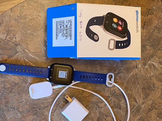 Gizmowatch Gizmo Watch Smartwatch Verizon Wireless - Black With Blue Band for sale online | eBay