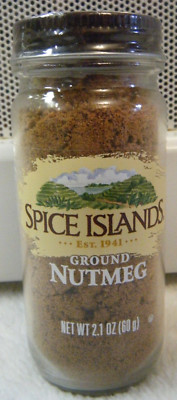 Spice Islands Ground Nutmeg 2.1oz Jar Best By 02/2026 ***FREE SHIP***