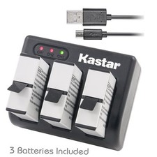 Battery  3-Slots USB Charger for GoPro AHDBT-501 601 HERO 5 GOPRO5 AABAT-001