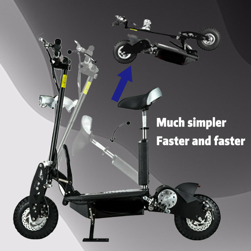 Portable Electric Scooter 1200W/2000W 50-70KM/H Foldable Adult Off Road Bike AU - Picture 8 of 15