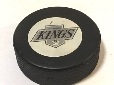 Los Angeles Kings Official NHL Puck Small Logo General Tire John Ziegler 1987-92