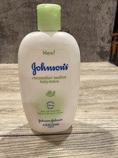 Johnson  s Cucumber Melon Baby Lotion 15 fl oz now 14 oz NOS Ultra Rare