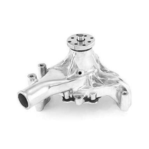 Chrome Small Block Chev Long Water Pump LWP SBC - Picture 2 of 3