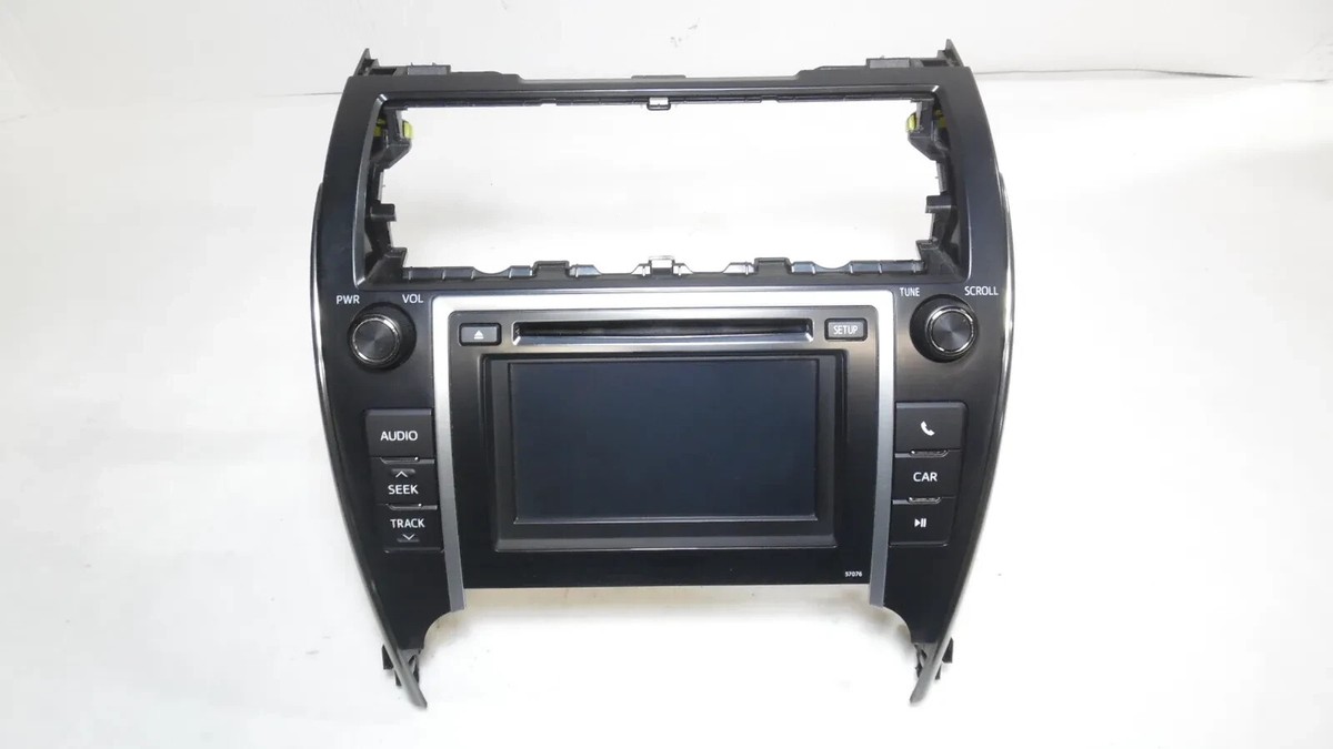 TOYOTA 86100-60660 ブラックディスプレイ 2013-2014 Toyota Camry Radio CD Player Display Receiver 57076 OEM