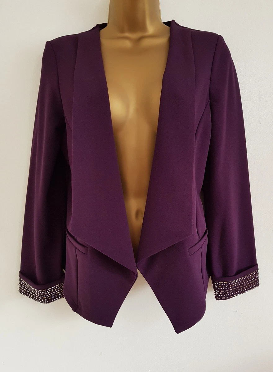Wallis red store waterfall coat