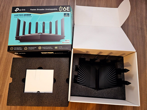 Ending Aug 16 New TP-Link AXE7800 Archer AXE95 Tri Band WI-FI 6E Router 8 Stream