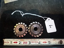 Lot USA Made Hob Gear Shaper Cutter Blade s 1/2" Center - Inv # WndCb28 LT 5