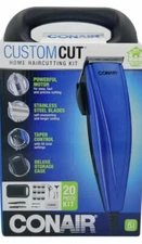 Conair Custom Cut Home Family Men Haircutting 20 PC. Kit Clippers Groom Trim New