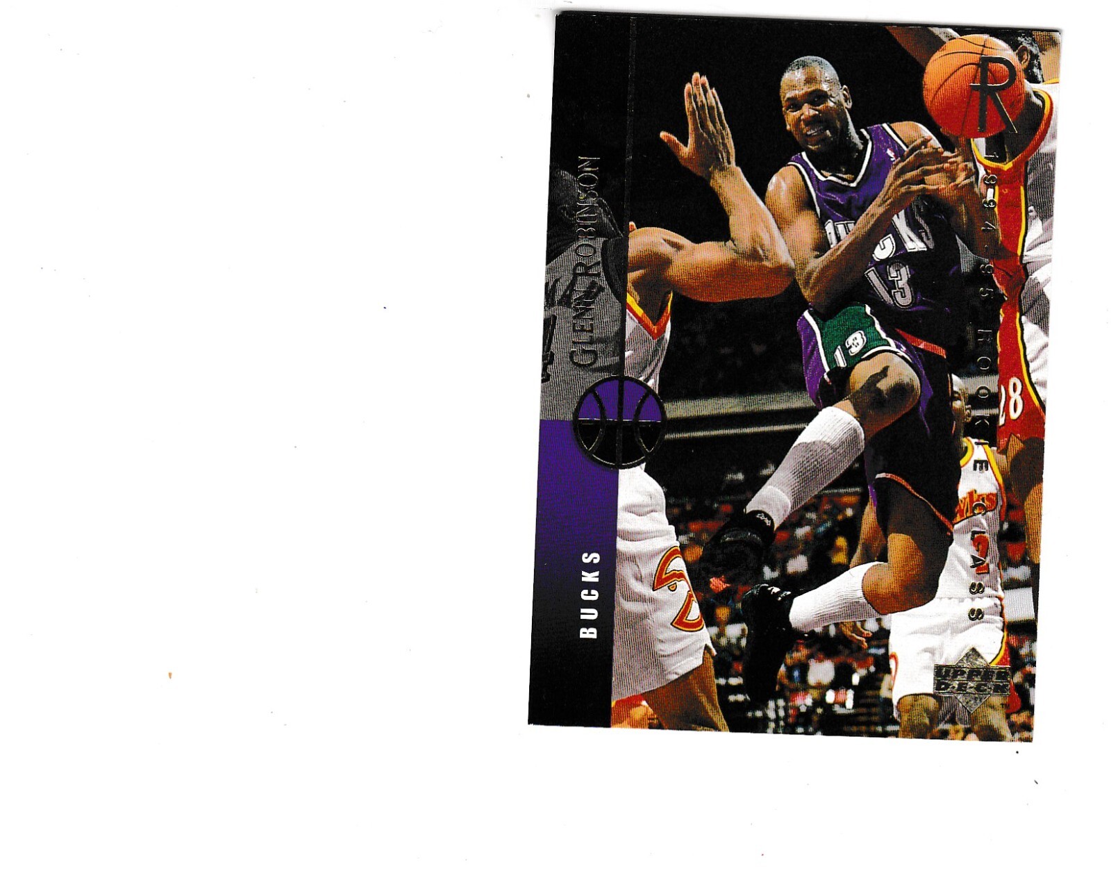 Glenn Robinson 1995 Upper Deck 1994-95 #281  Rookie RC Milwaukee Bucks