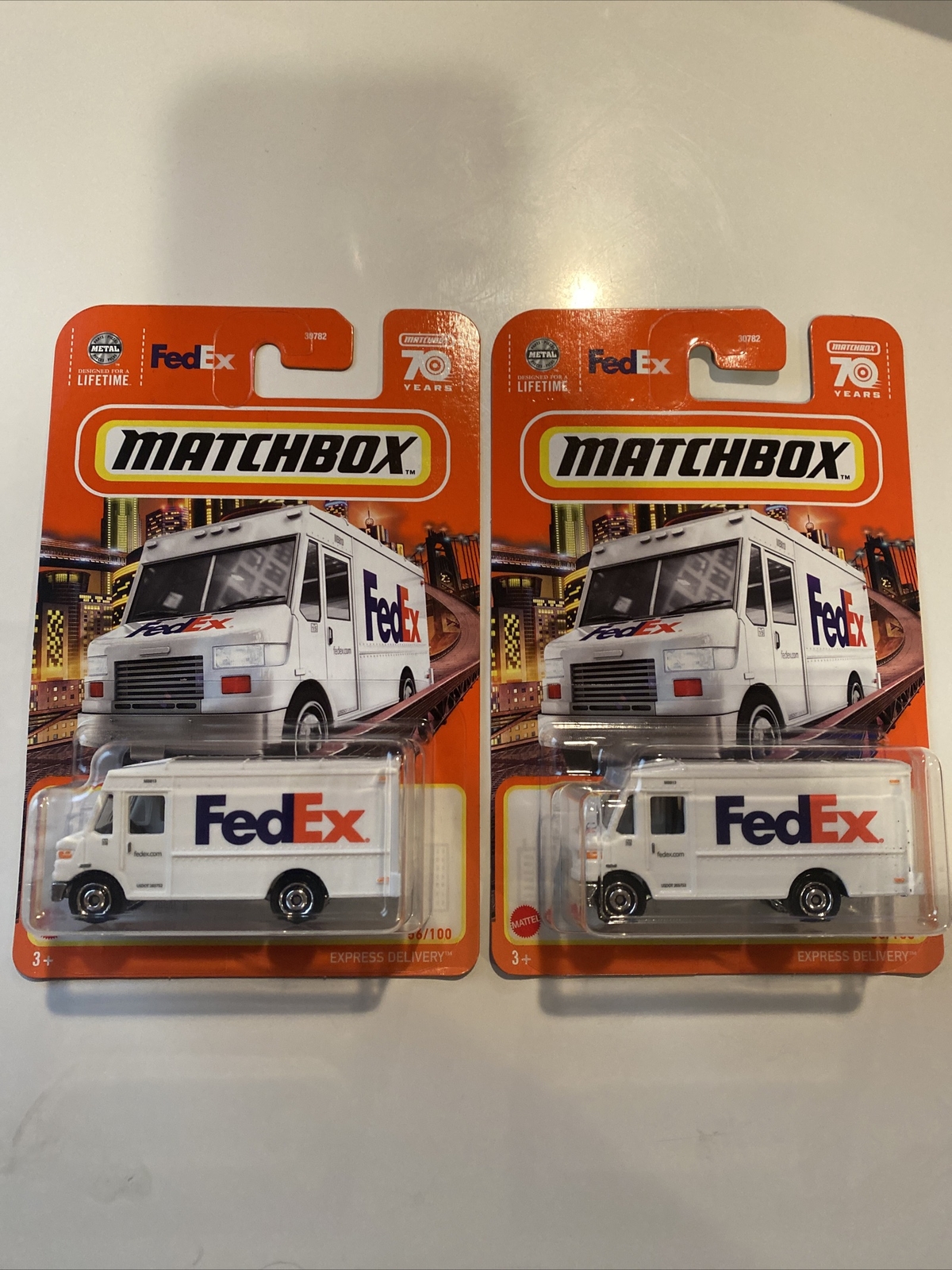 Matchbox Express Delivery FedEx truck (lot of 2) eBay