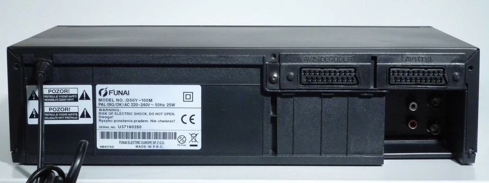 VHS Videorecorder Funai D50Y-100M 6 head HiFi SP/LP gewartet 1 Jahr Garantie VHS - Bild 2 von 2