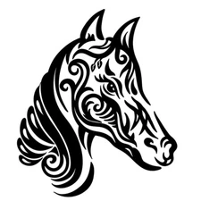 Tribal Hose Black Vinyl Decal Car Windows Truck Laptop Tablet Tumbler Notebook