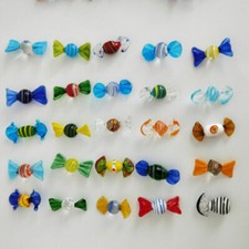 New 12pcs/Set Wedding Party Candy Home Decorations Vintage Murano Glass Sweets