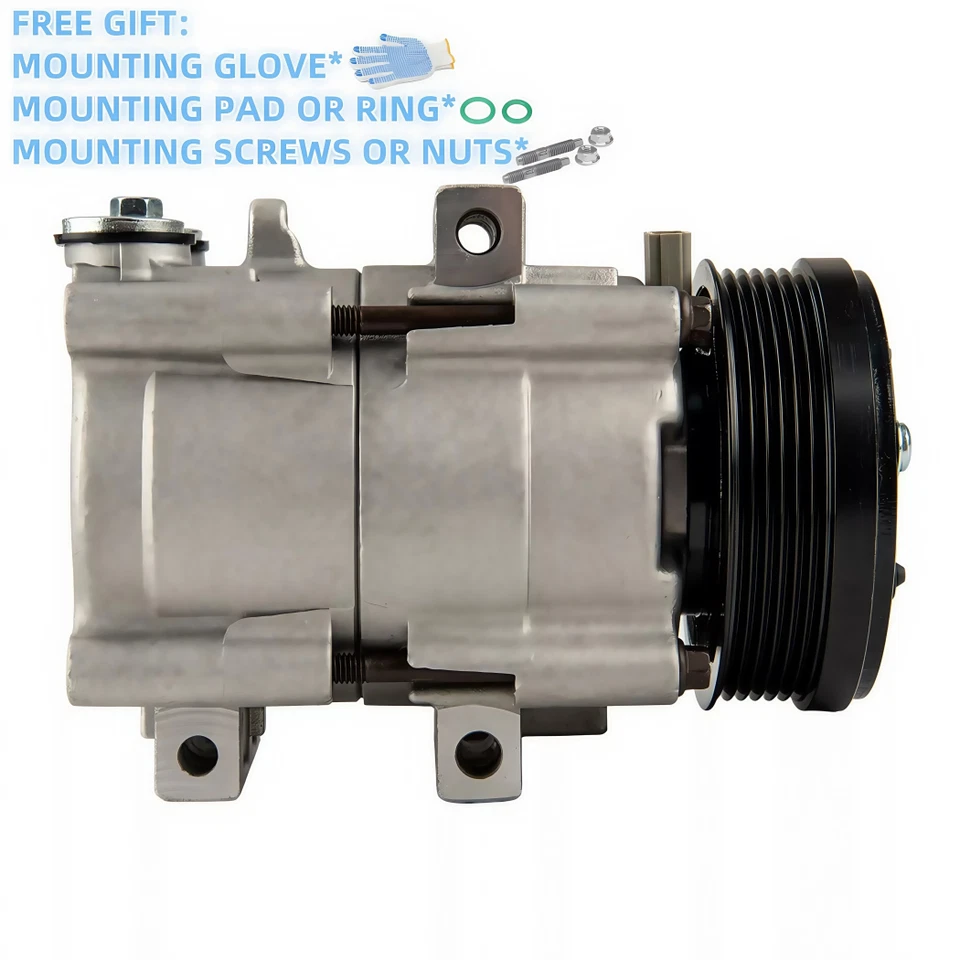 A/C Air Compressor for Lincoln Town Car 4.6L, Mercury Grand Marquis 4.6L Mustang Foto 4 de 4