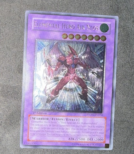 Yu-Gi-Oh! Elemental Hero Air Neos STON-EN034 Ultimate Rare 1st Edition