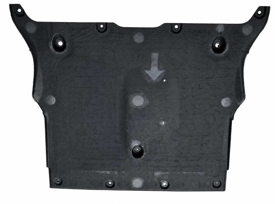 PLAQUE COUVERCLE CACHE PROTECTION SOUS MOTEUR + CLIPS TESLA MODEL 3 07.2017-2023 - Photo 2/4