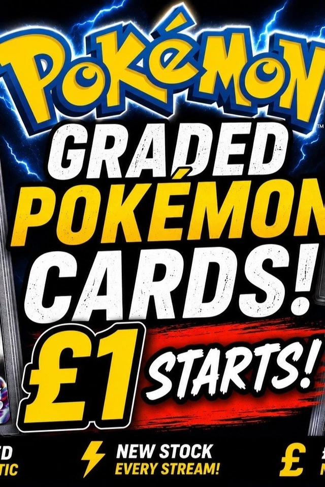£1 starts Graded Cards