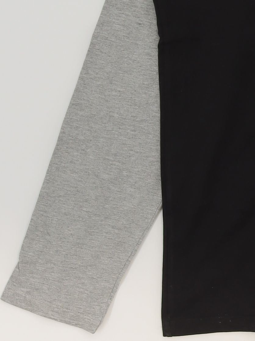 T shirt uomo Bench L nera grafica 100% altra basic