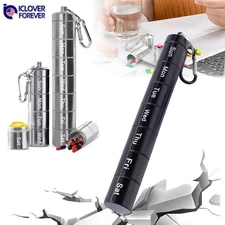 Weekly Pill Organizer Case Portable Travel Medicine Dispenser 7 Day Storage Box