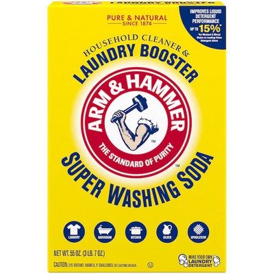2 PACK Arm & Hammer Super Washing Soda Detergent Booster & Household Cleaner