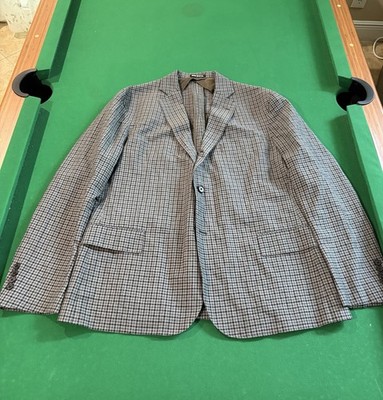 Todd Snyder Southwick Blazer Men 44 46R Gingham Mini Check Plaid Jacket Coat USA
