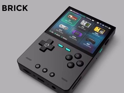 Trimui Brick Retro Handheld Video Game Console - Black - SHIPS FROM USA
