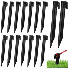 ADXCO 16 Pieces 7 Inches Plastic Inflatable Stakes Christmas Halloween Yard T...