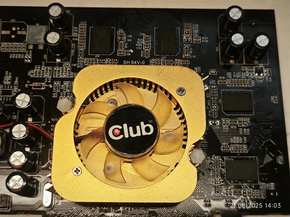 128 BIT AGP 3D CARD CLUB3D CGA-956TVD ATI Radeon 9550 RV350 256 MB GDDR2 RAM - Image 3 of 4