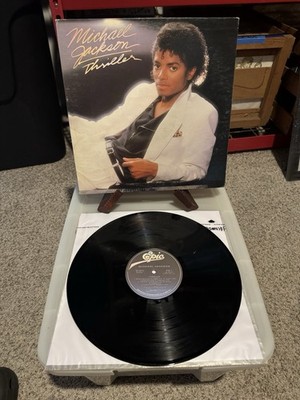 Michael Jackson Thriller LP 1982 Epic QE 38112 Carrollton Press NM VG+