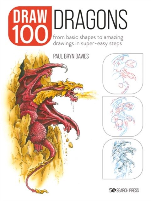 Draw 100: Dragons by Paul Bryn Davies (Paperback Book) - Image 6