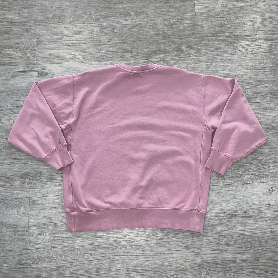 TNA Acogedora Sudadera Polar Novio Cuello Redondo Para Mujer Talla Mediana Malva Pullover Foto 3 de 4