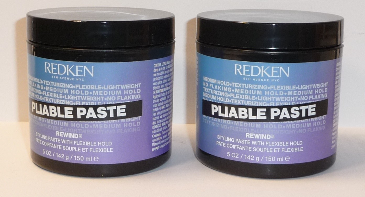Redken Pliable Paste Rewind Medium Hold Styling Paste 2 x 150ml