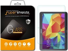 Tempered Glass Screen Protector for Samsung Galaxy Tab 4 10.1, Anti Scratch, Bub