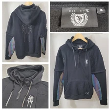 Bungie Destiny 2 Daybreak Expunge Tech Hoodie Unisex Med Rewards Zip Off Sleeves