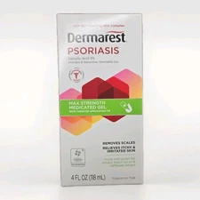 Dermarest Psoriasis Max Strength Medicated Gel Salicylic Acid Fragrance-Free 4oz