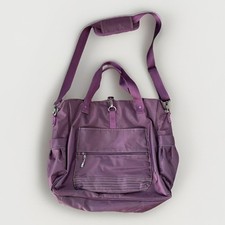 Athleta Cargo Tote Bag Purple Crossbody Extra...