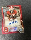 2025 Bowman Chrome University Football Red Shimmer Refractor Lee Beebe Jr. #170