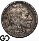 1918-D Buffalo Nickel *Key Date* Choice AU++/Unc, Rare This Nice!
