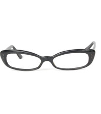 Vintage Eyeglasses Black Thick 1960s Wide Frames France