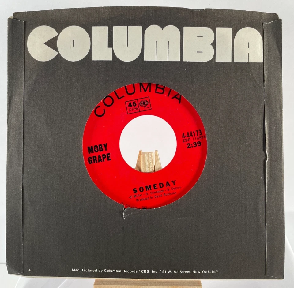 MOBY GRAPE 45 OMAHA / SOMEDAY—EX - Image 4 of 4
