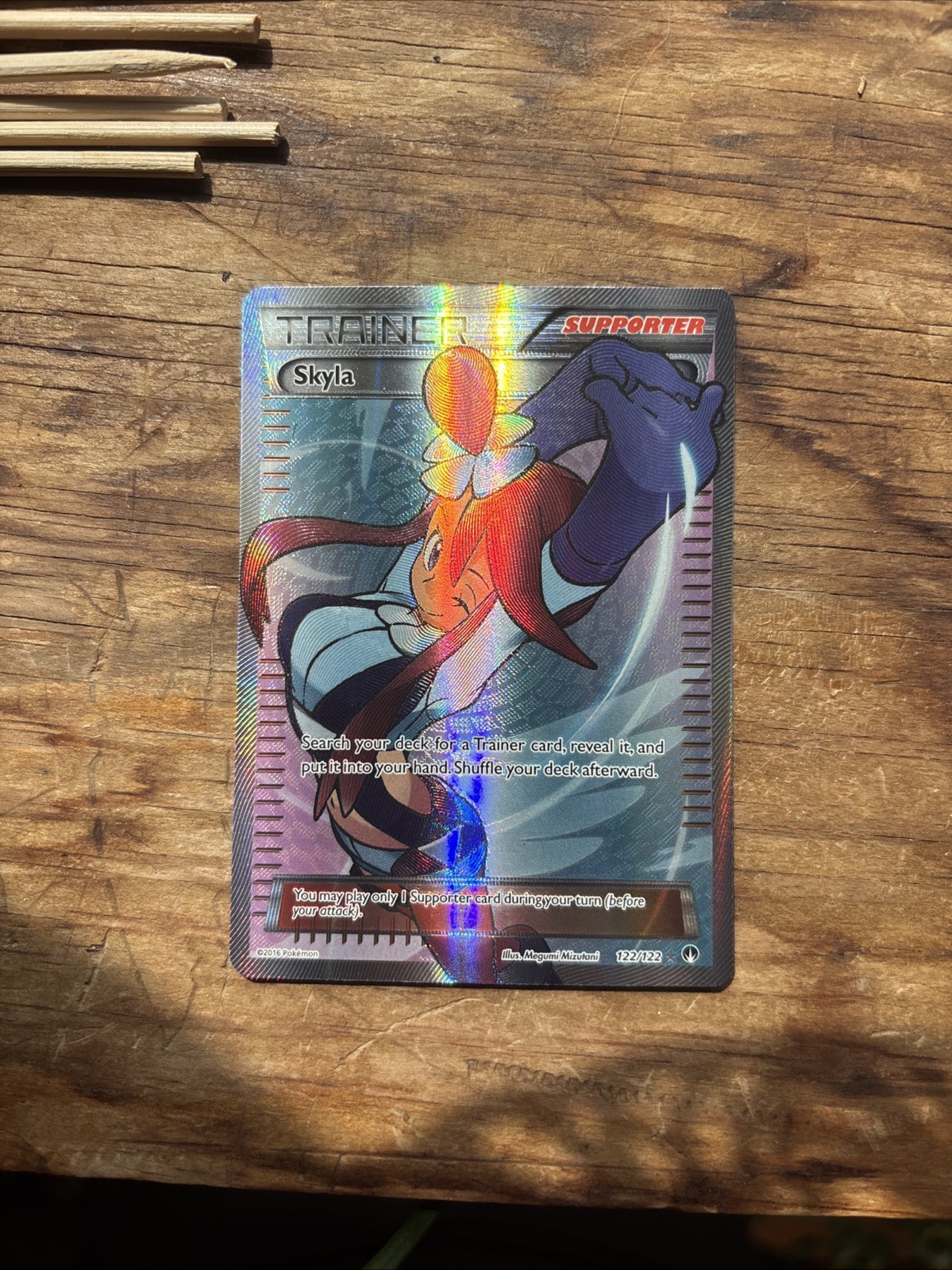 Skyla - 122/122 - Pokemon Breakpoint Full Art Ultra Rare Card NM
