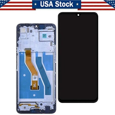 For T-Mobile REVVL V+ 5G / V PLUS 5G LCD Display Touch Screen Digitizer Frame