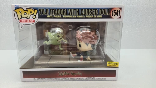 Funko Pop! Moment: Jujutsu Kaisen - Yuji Itadori w/ Cursed Doll #1541 (Box DMG)