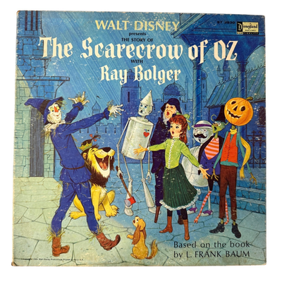 #ad #ad Walt Disney The The Scarecrow of Oz Ray Bolger Vinyl Lp Disney Mono ST 3930 1965 $17.49