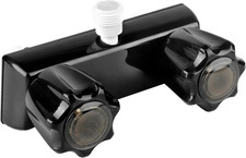 RV Shower Faucet Camper Shower Faucet Replacement, 4", Black Shower Valve Dive