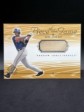 2001 Upper Deck #AJ Andruw Jones Piece of the Game SP Game Used Bat Edition